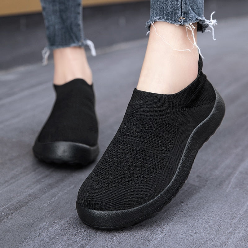 Women Casual Shoes Slip On Nurse Shoes Soft Sneakers Designer Shoes