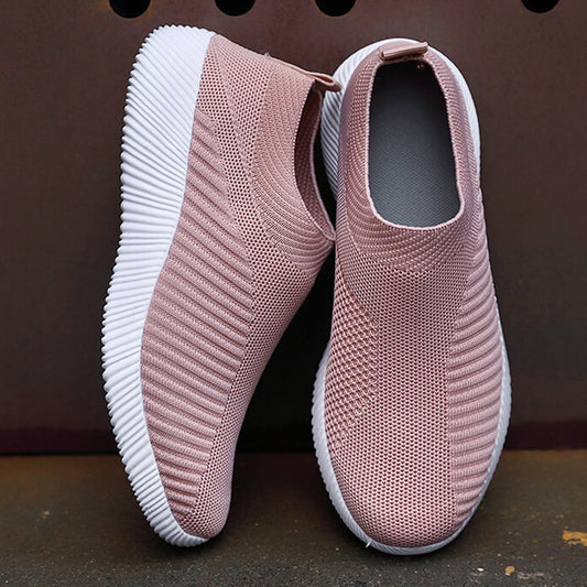 Women Sneakers Breathable Sports Shoes Women Slip On Shoes Casual Sneaker