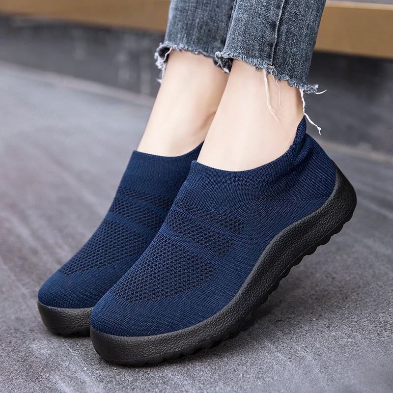 Women Casual Shoes Slip On Nurse Shoes Soft Sneakers Designer Shoes