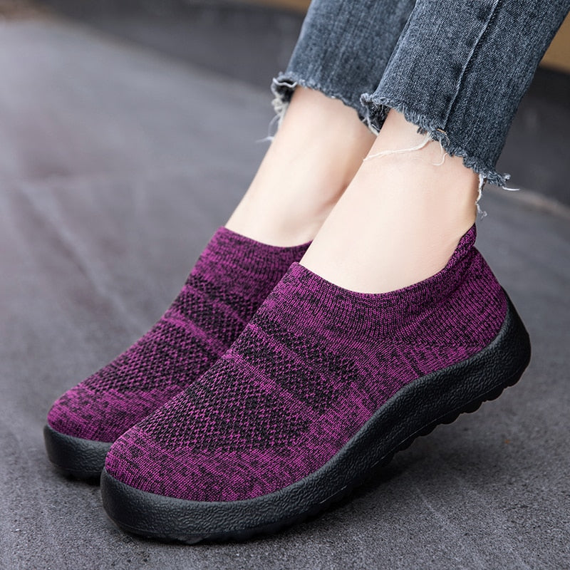 Women Casual Shoes Slip On Nurse Shoes Soft Sneakers Designer Shoes