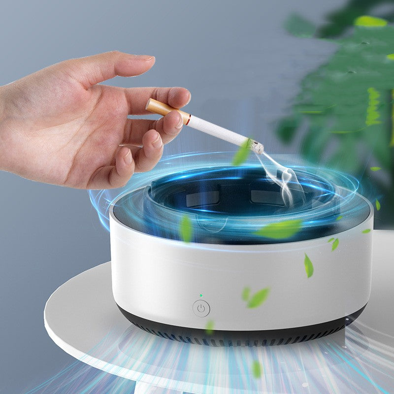 ntelligent Second-Hand Smoke Removal Ashtray Air Purifier
