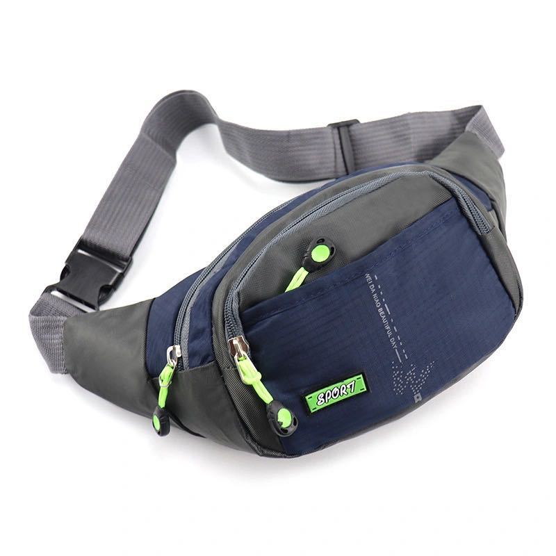 Men And Women Large Capacity Nylon Waterproof Waist Bag