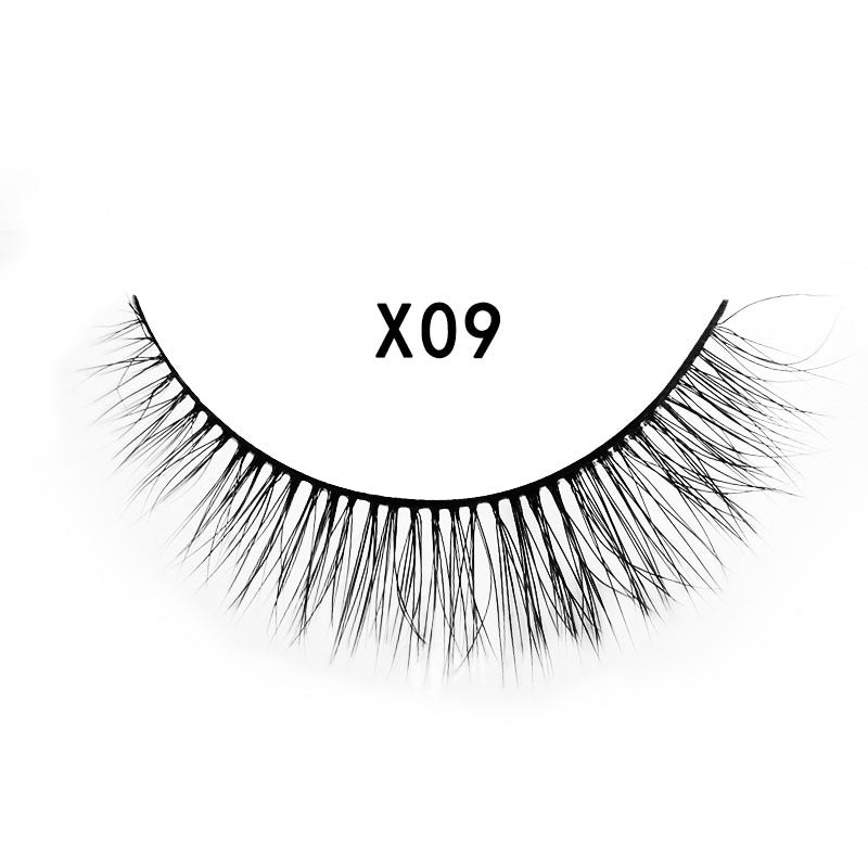 3D Mink Hair Natural Cross Eyelashes 3 Pairs