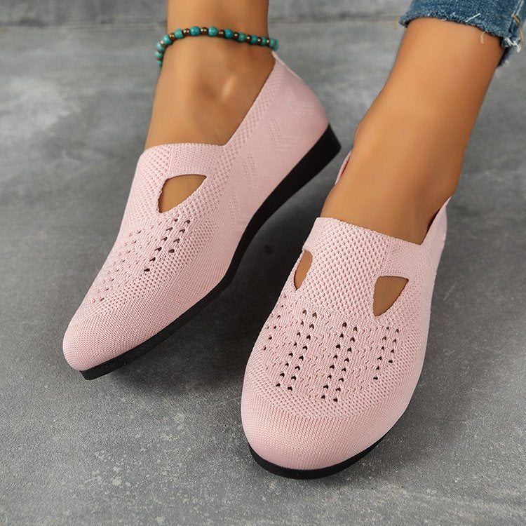 Women Flats Shoes Breathable Mesh Shoes Summer Light Loafers