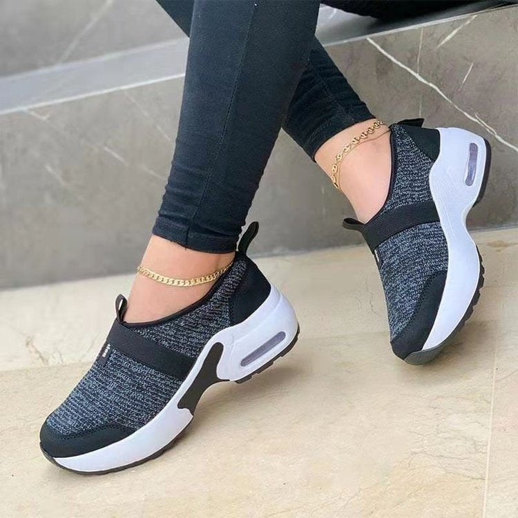 Women Flat Sneakers Lightweight Non Slip Walking Running Shoes