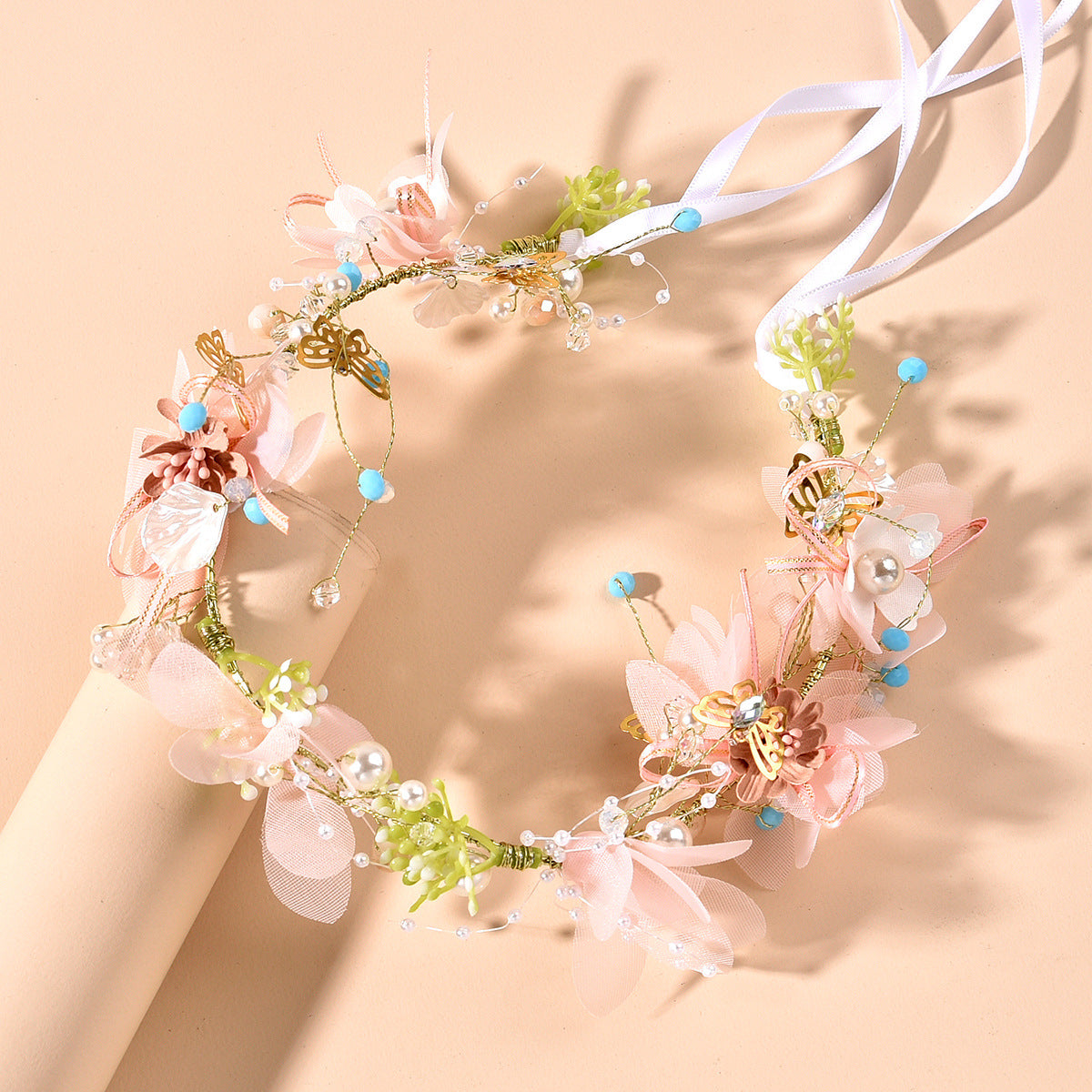 Smart Flower Hair Hoop Wreath