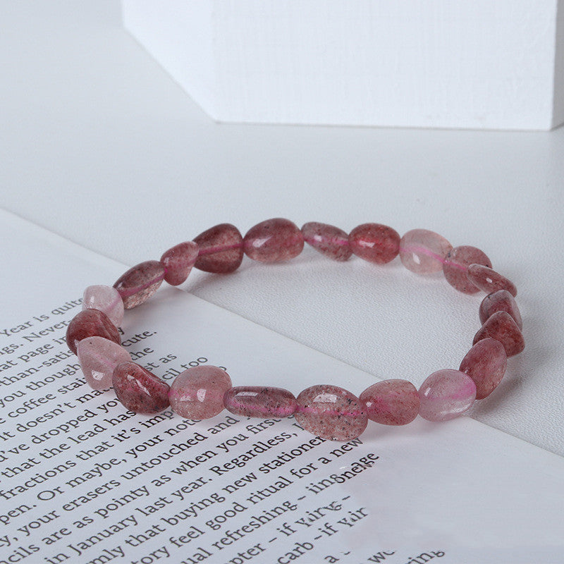 Natural Pink Amethyst With Shape Tiger's Eye