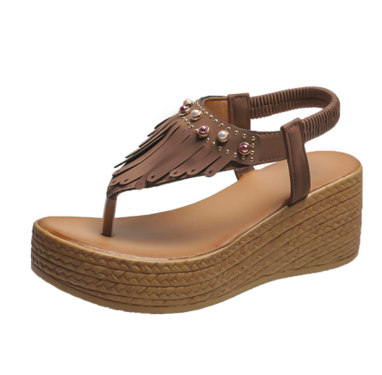 Platform Roman Sandals for Women: High Heel, Large Size, and Impressive Flow Rate Design