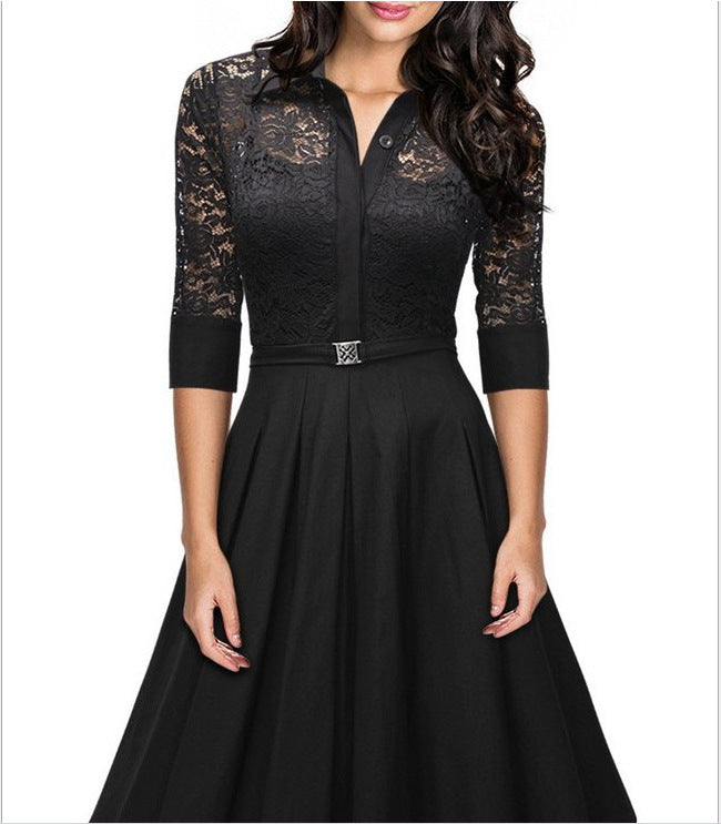 Women's New Dress Lace Skirt