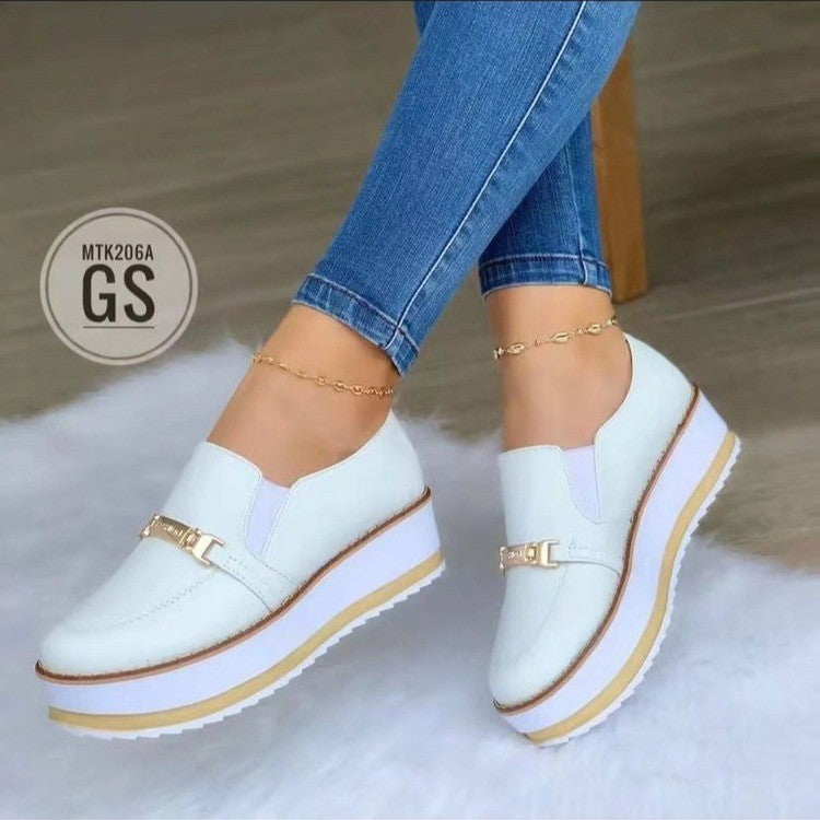 Slip On Flat Sneakers For Women Platform Shoes