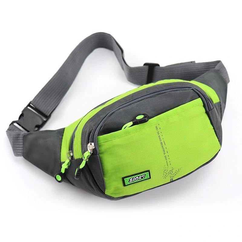 Men And Women Large Capacity Nylon Waterproof Waist Bag