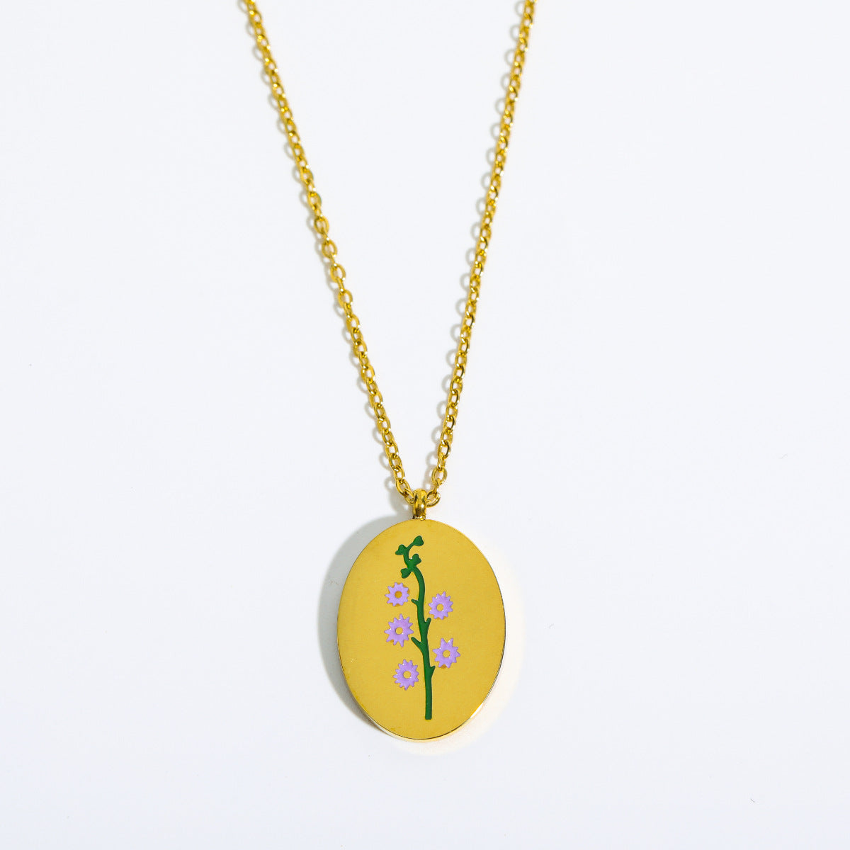 Women's Vintage December Flower Three-dimensional Pendant Necklace