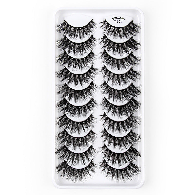 3D Imitation Mink Hair Natural Length False Eyelashes Three-dimensional