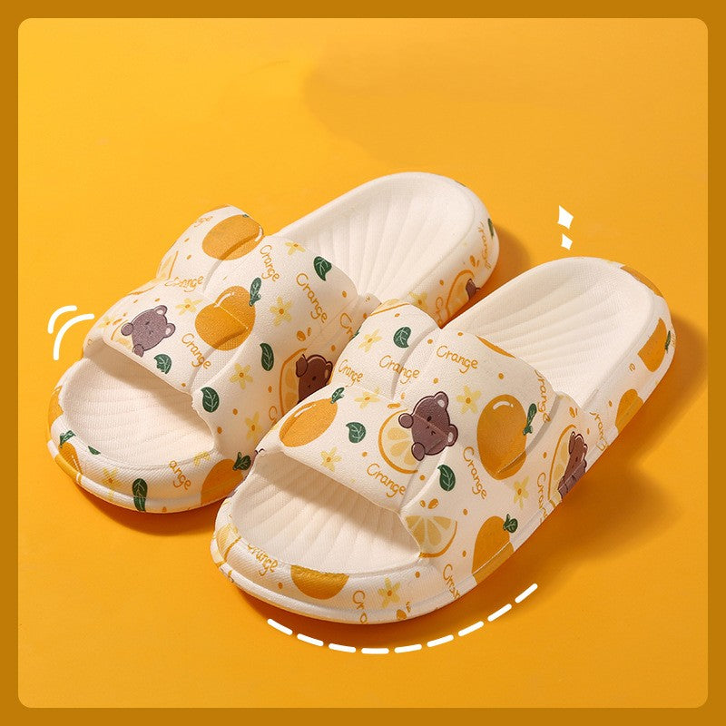 Step On Shit Slippers Female Silent Non-slip Indoor Home Thick Sole Sandals