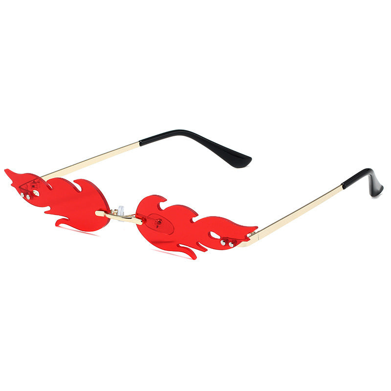 Personalized Trend Flame Shaped Sunglasses