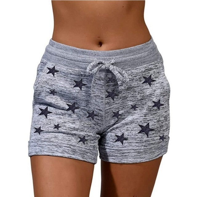 Casual Sports Waist Elastic Women's Shorts