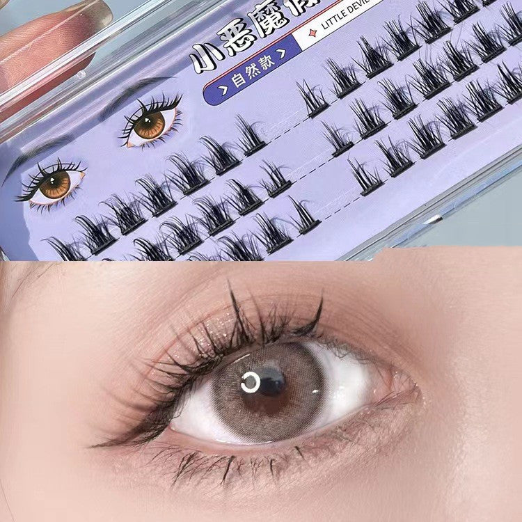 Natural-looking Lightweight Single Cluster Segmented False Eyelashes for a Fuller Look