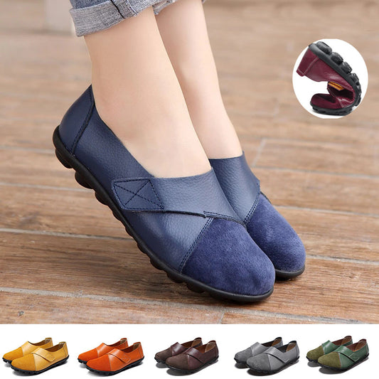 Women Loafers Patchwork Soft Sole Flat Shoes