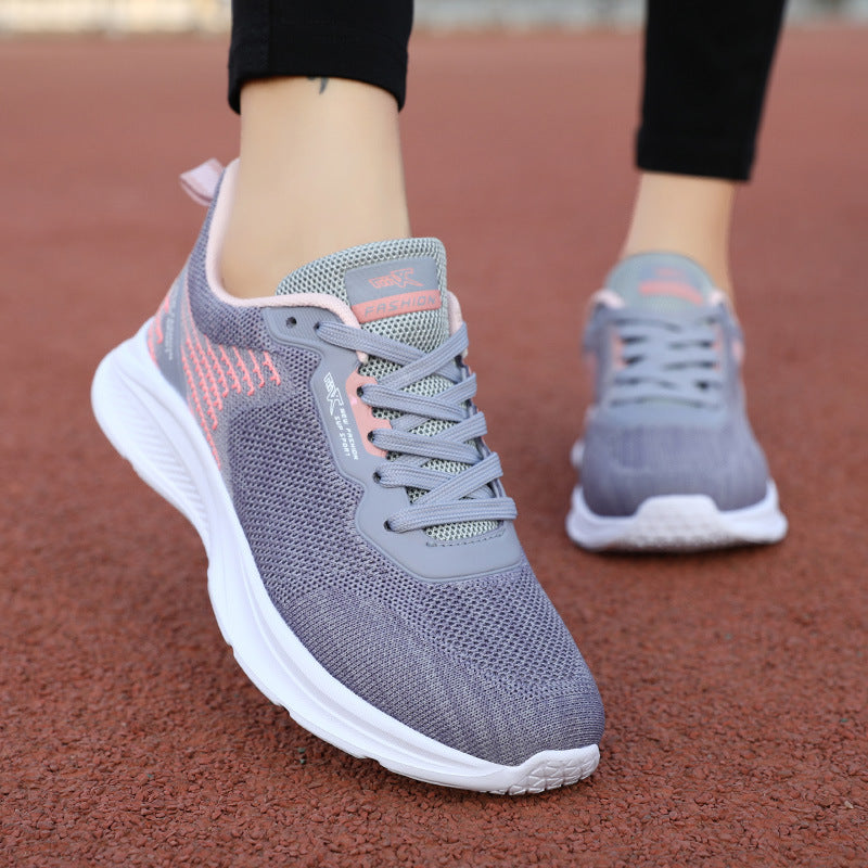 Versatile Breathable Lightweight Mesh Ladies Casual Shoes