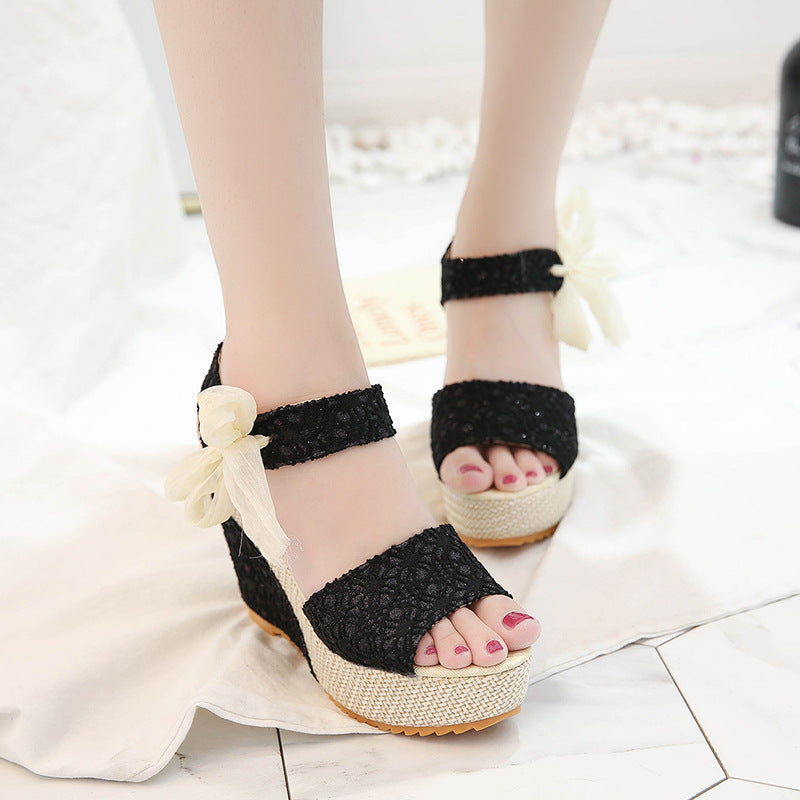 Women's Fashion Wedge Fish Mouth Sandals